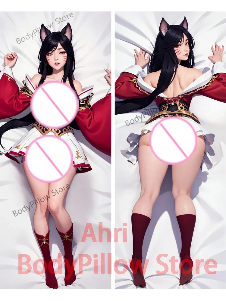 Dakimakura Ahri Japanese anime body pillowcase otaku pillow case cushion