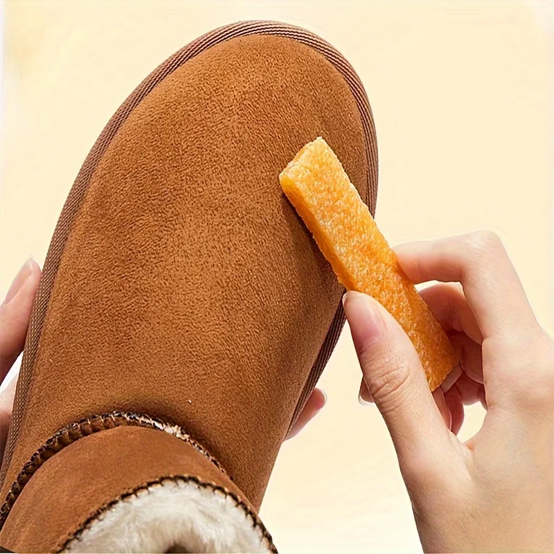 Suede & Nubuck Scuff Remover Eraser Block, Non-Electric Tool, with No Battery Needed for Living Room, Bedroom, Bathroom