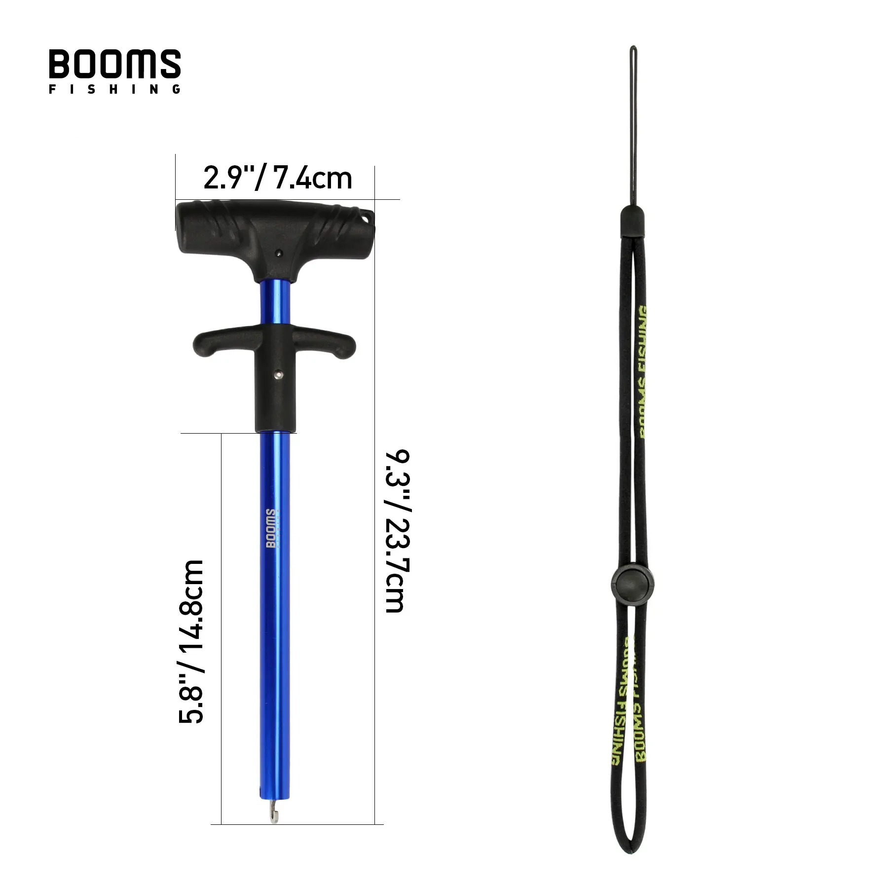 Booms Fishing R02 Fishing Hook Remover Tool Fishing Lure Remover Aluminum Tube Hook Detacher Portable Fish Hook Out Extractor