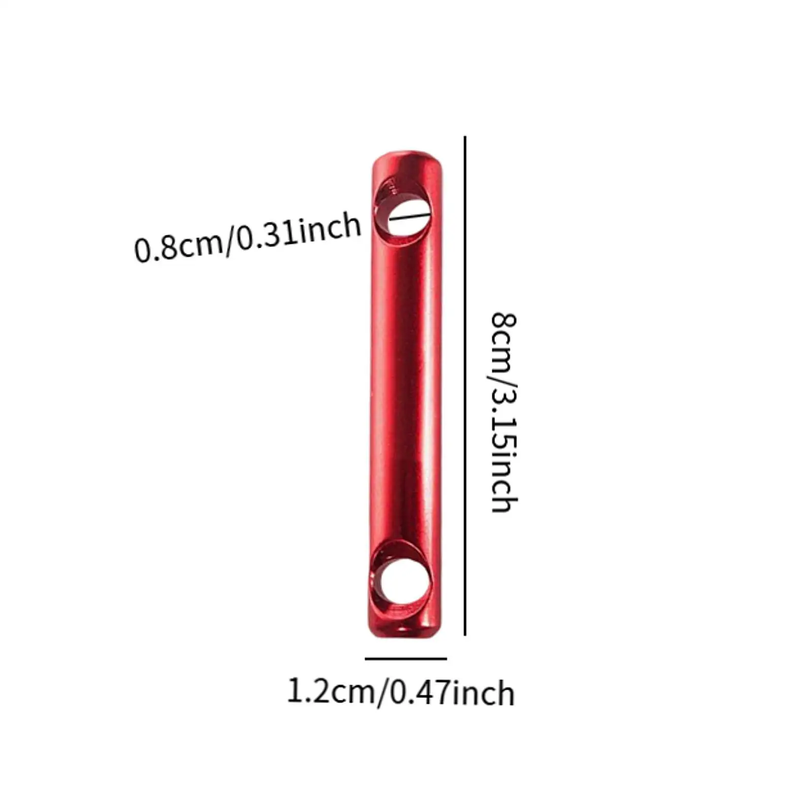 Tent Wind Rope Tensioners Aluminum Alloy Fastener Buckle Reusable Red Hardware for Tent Camping Equipment Outdoor Tours