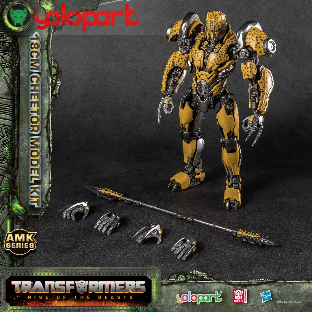 YOLOPARK 18cm transformator transformator Toy AMK seria transformatorów film 7: powstanie bestii-18cm zestaw modeli do składania Cheetor