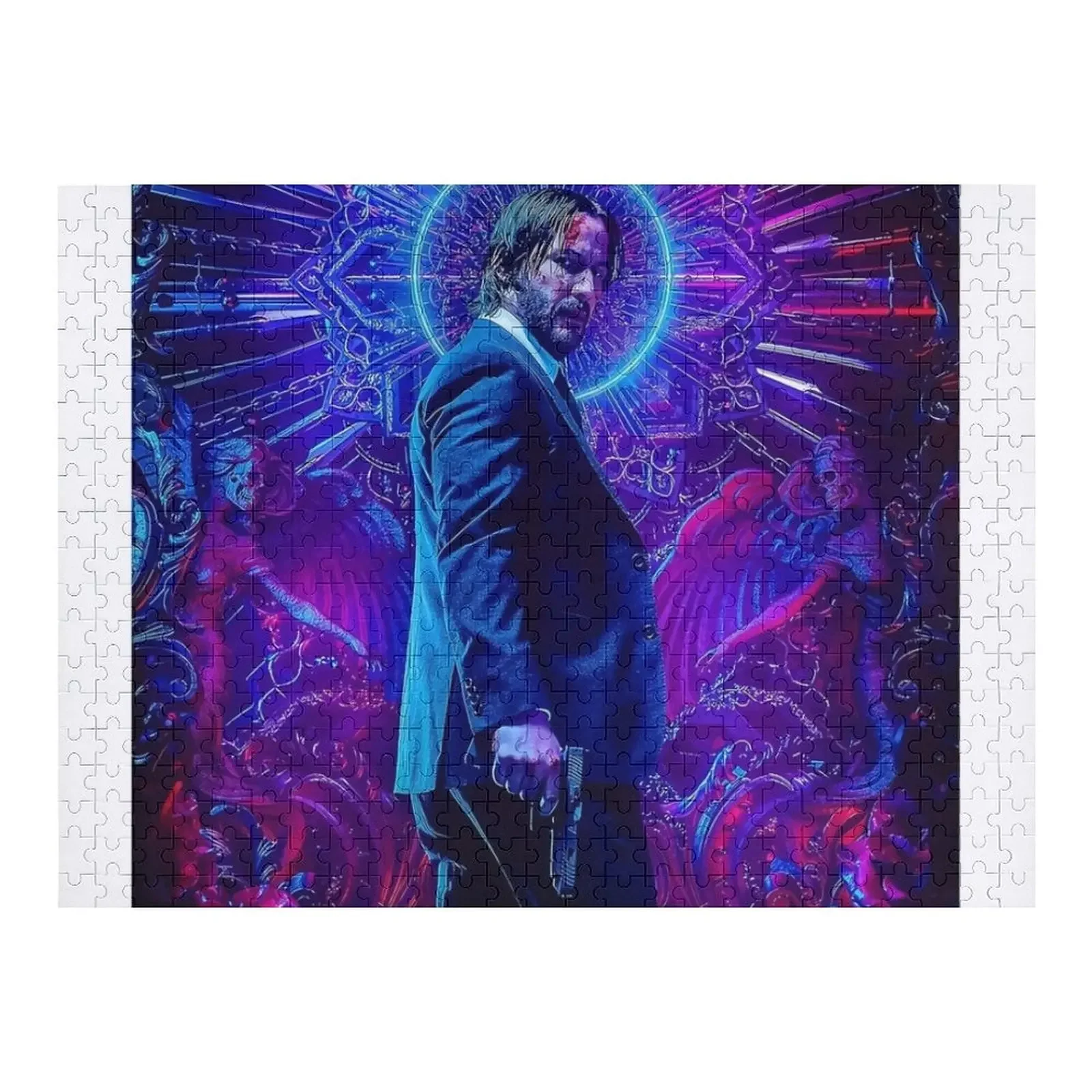 blue best selling poster Jigsaw Puzzle Personalized Child Gift Works Of Art Custom Name Wood Puzzle