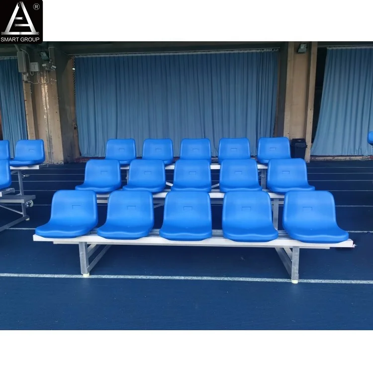 Factory Supply Aluminum School basketball Portable Stadium Bleachers