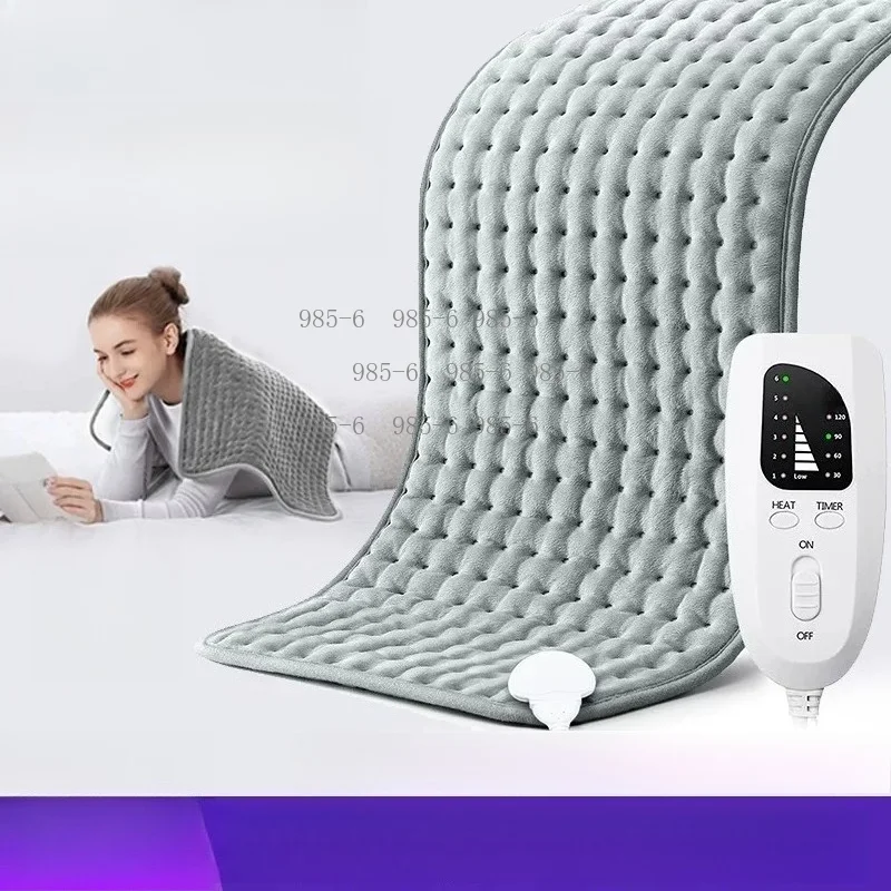 6 Heat Settings Electric Heating Pad with Auto Shut Off, Machine Washable for Back Neck Shoulder Pain Relief
