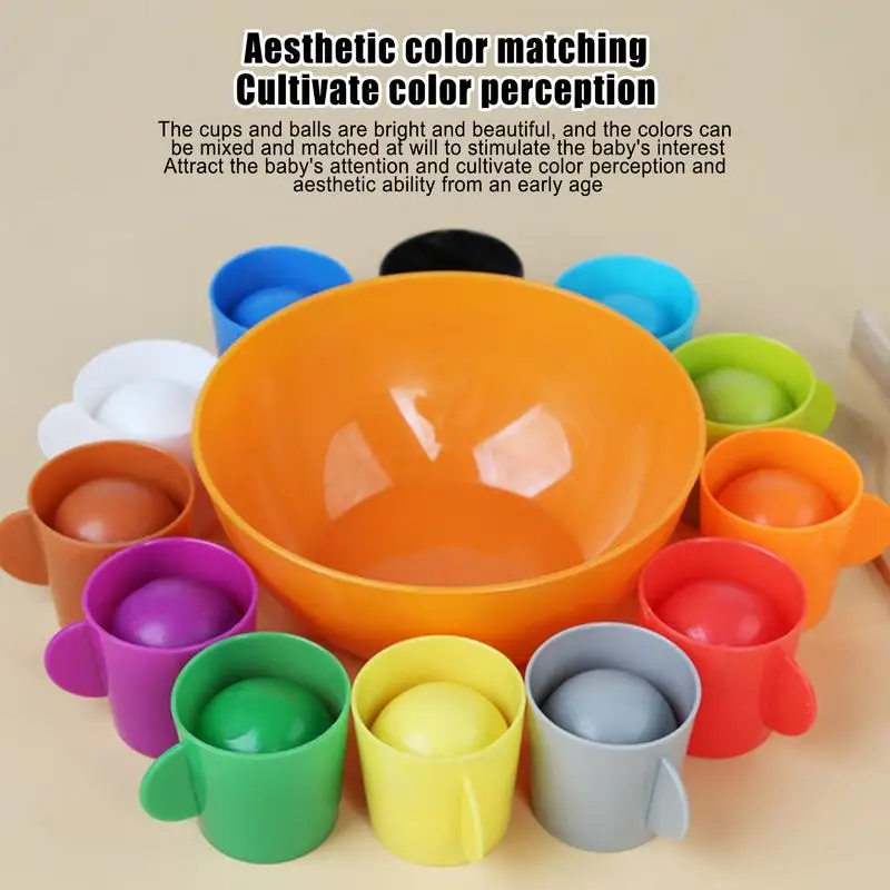 Matching Color Sorting Game Funny Color Sorting Bead Toy Sorting Matching Game Color Learning Toys Innovative Educational Toy