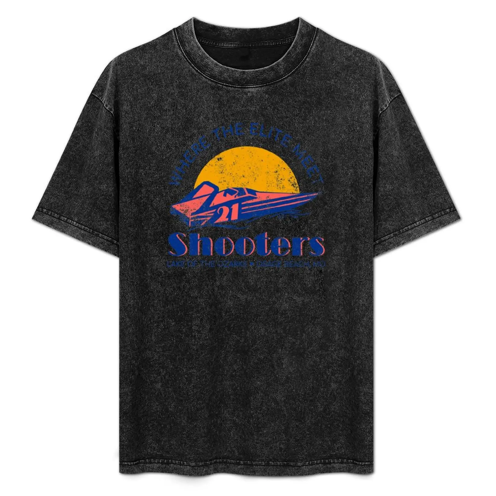 

Shooters 21 - Where the Elite Meet T-Shirt Everyday Wear Basic Short Sleeve Top