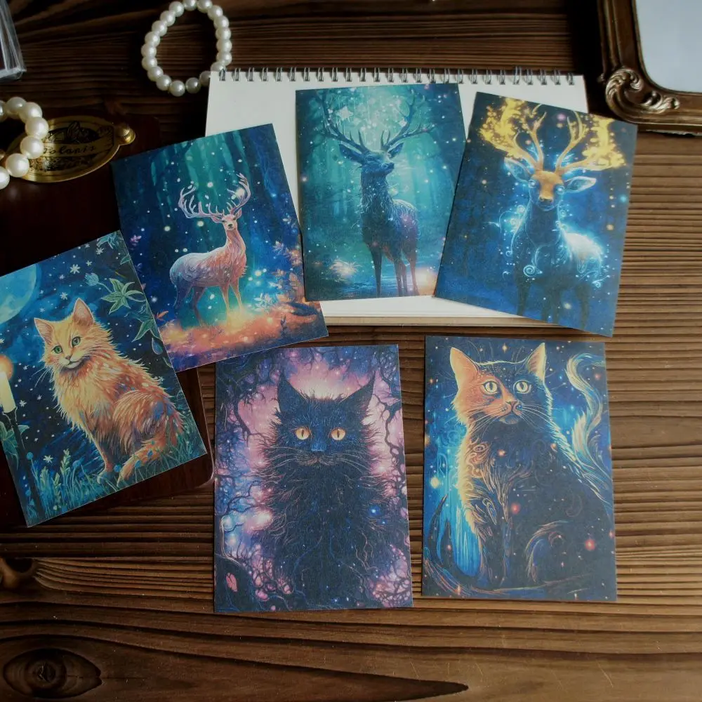 

30 Sheet Night Magic Forest Background Paper Design Craft Paper Gift Decoration Scrapbooking Handmade DIY