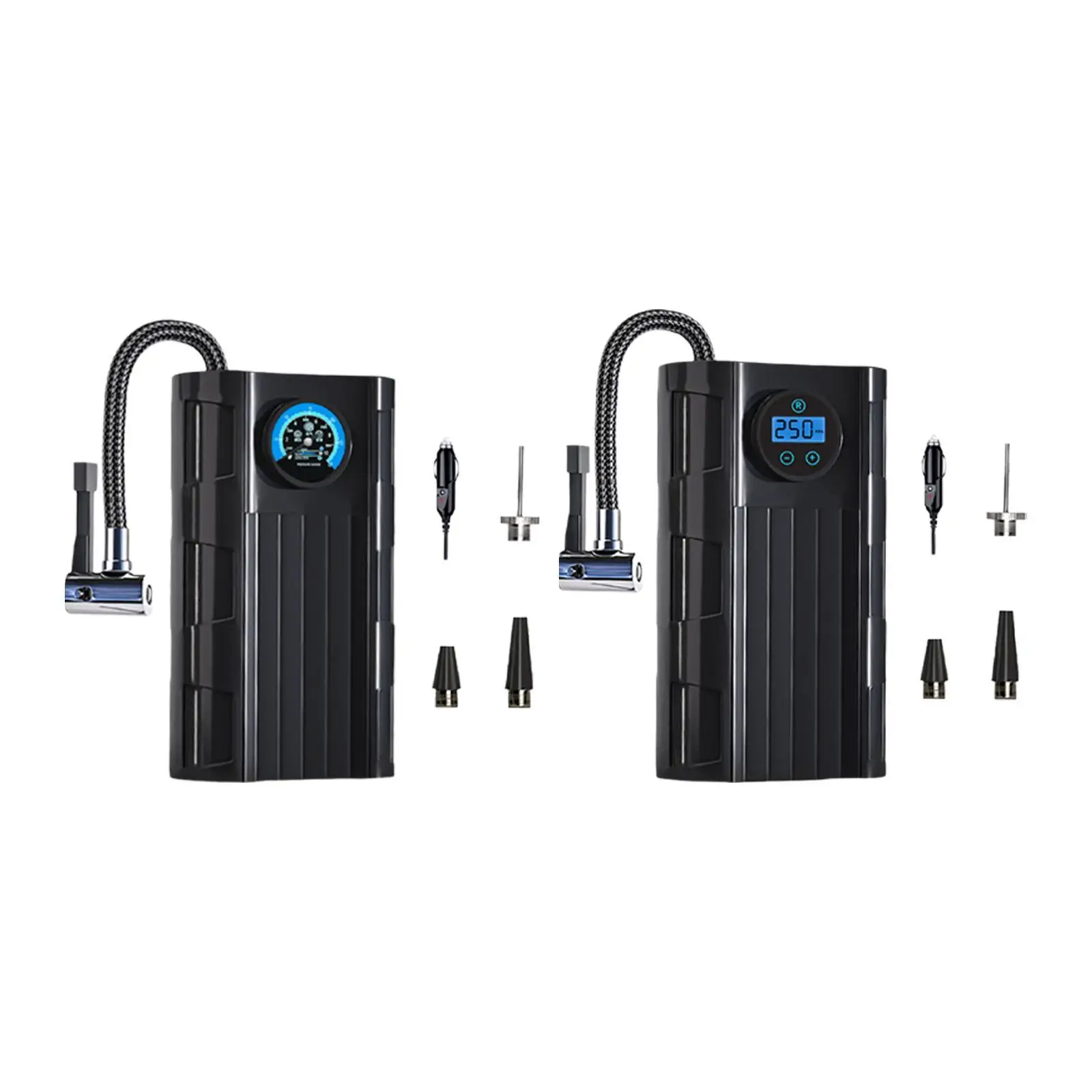 Car Tire Inflator Easy Use 12V Versatile Vehicle Accessories Portable Air Compressors for Bicycles Ball Scooter Motorcycle