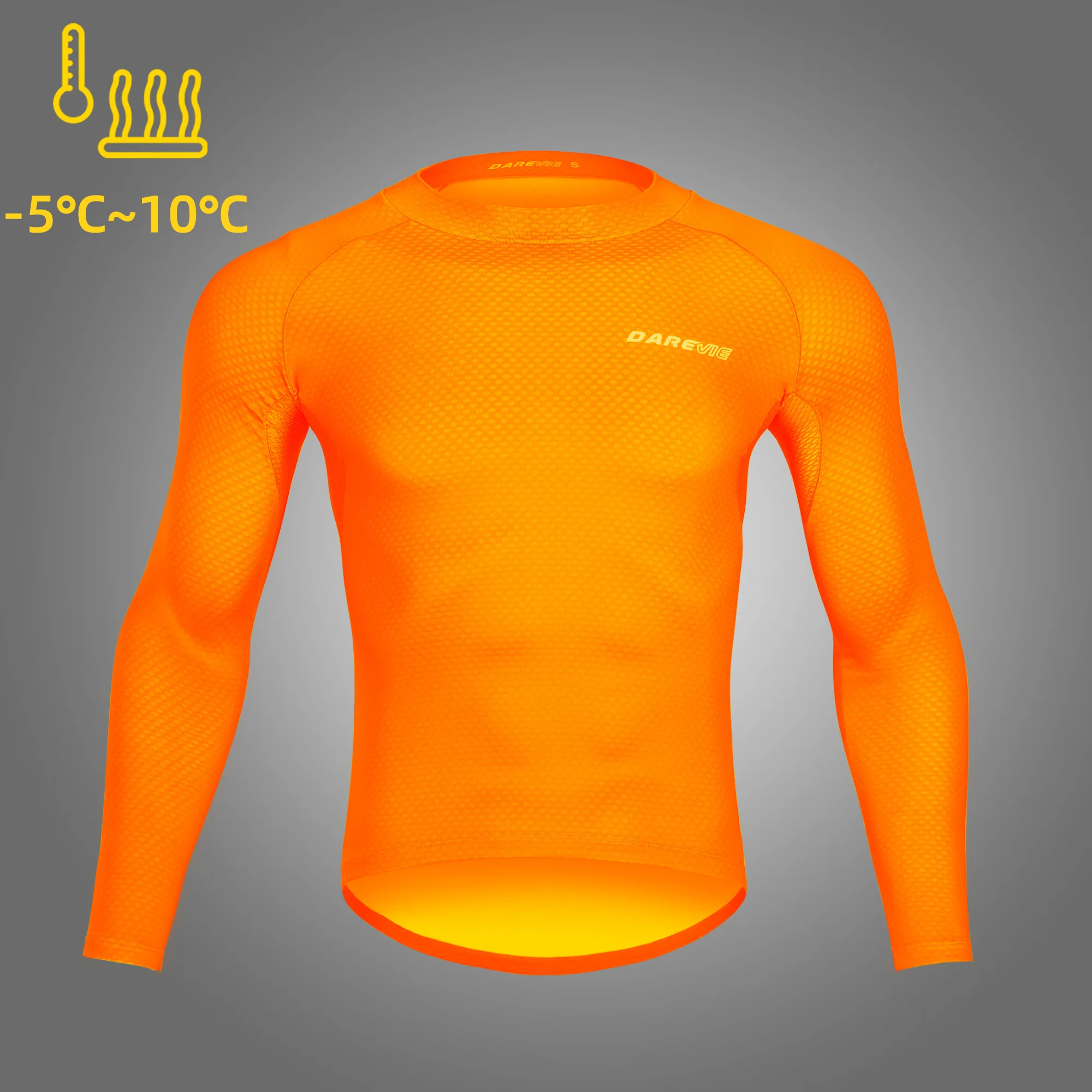 DAREVIE Cycling Base Layer Winter Keep Warm Moisture Wicking Base Level Men's First Layer Soft Hard Wearing Man Cycling Maillot