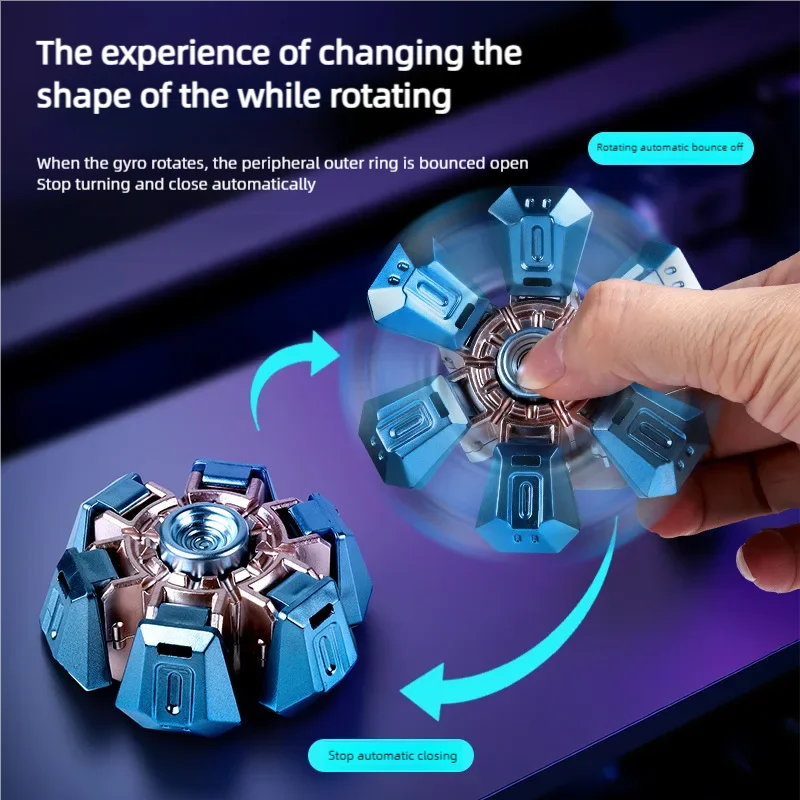 Jouets créatifs à déformation mécanique pour enfants, Spinner à main anti-stress, jouets sensoriels pour adultes, Spinners gyroscopiques, jouets pour enfants, cadeaux