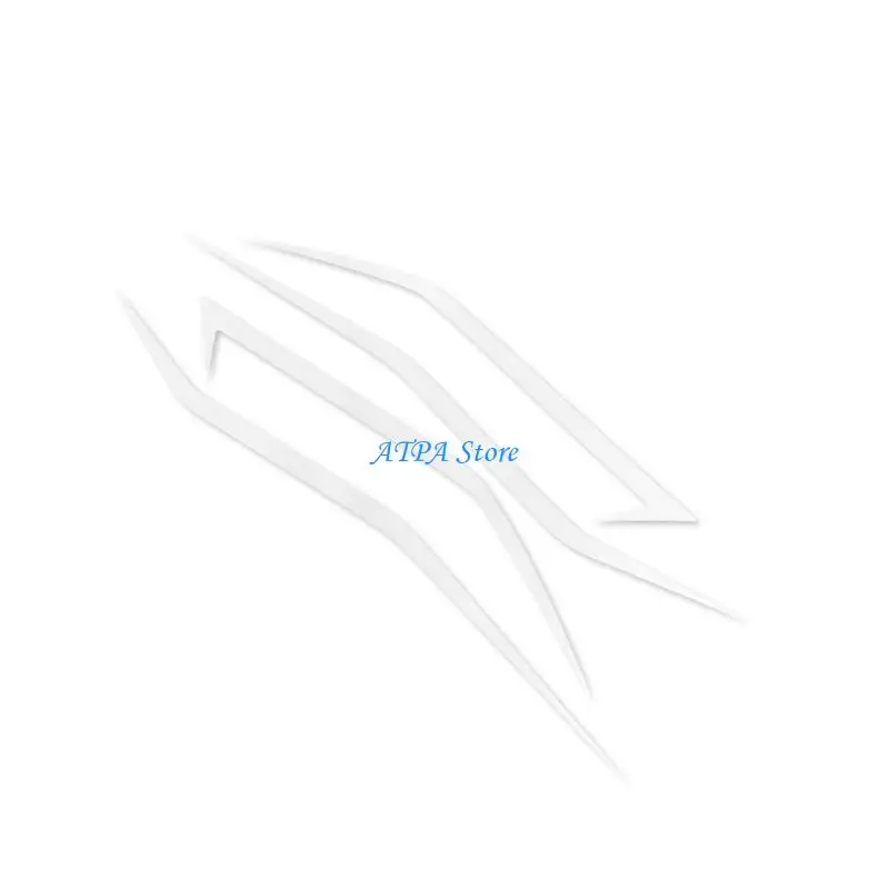 U13C Motorcycle Headlight Decal Waterproof Sticker Set With Strong Adhesion Decoration For Outdoor Riding