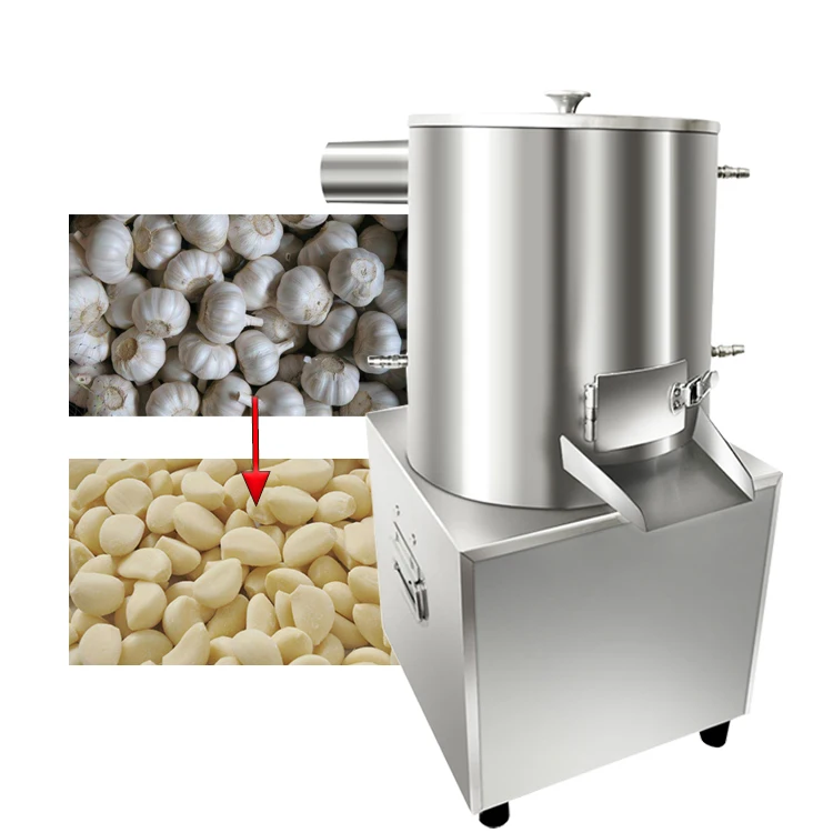 Custom Made Intelligent Electric Dry Garlic Clove Separating Peeling Machine