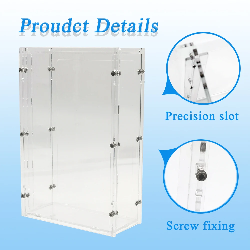 Bob Acryl 1/64 Modellauto-Vitrine für MINIGT RLC, transparente hochwertige Acrylbox /ohne Autos – Detail 12