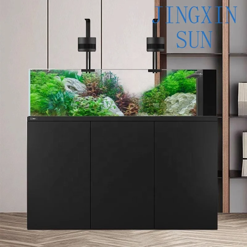 Customized Sizes Large and Medium Fish tank Aquariums for Marine and Freshwater With Overflow Sump Cabinet