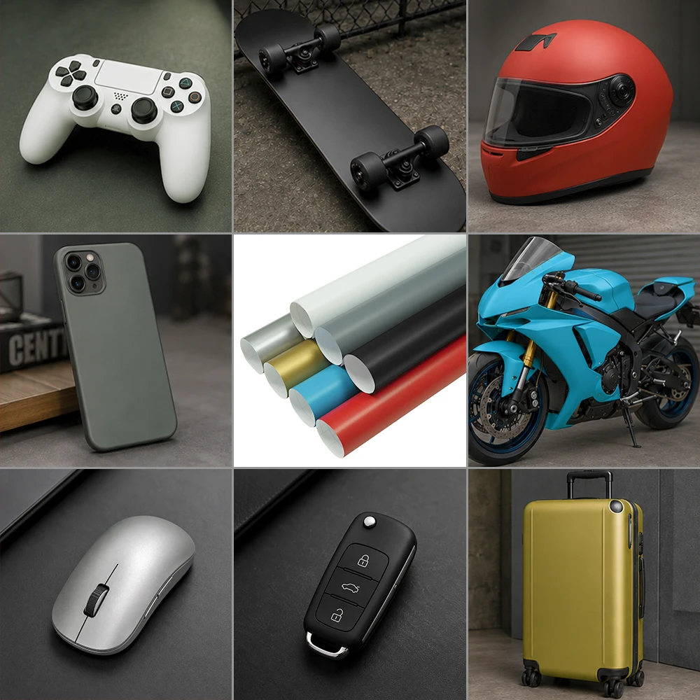 Matte Car Vinyl Wrap Film Self‑Adhesive Bubble Free Sticker Auto Interior Exterior Body Decal Tuning Modification Accessories - view 3