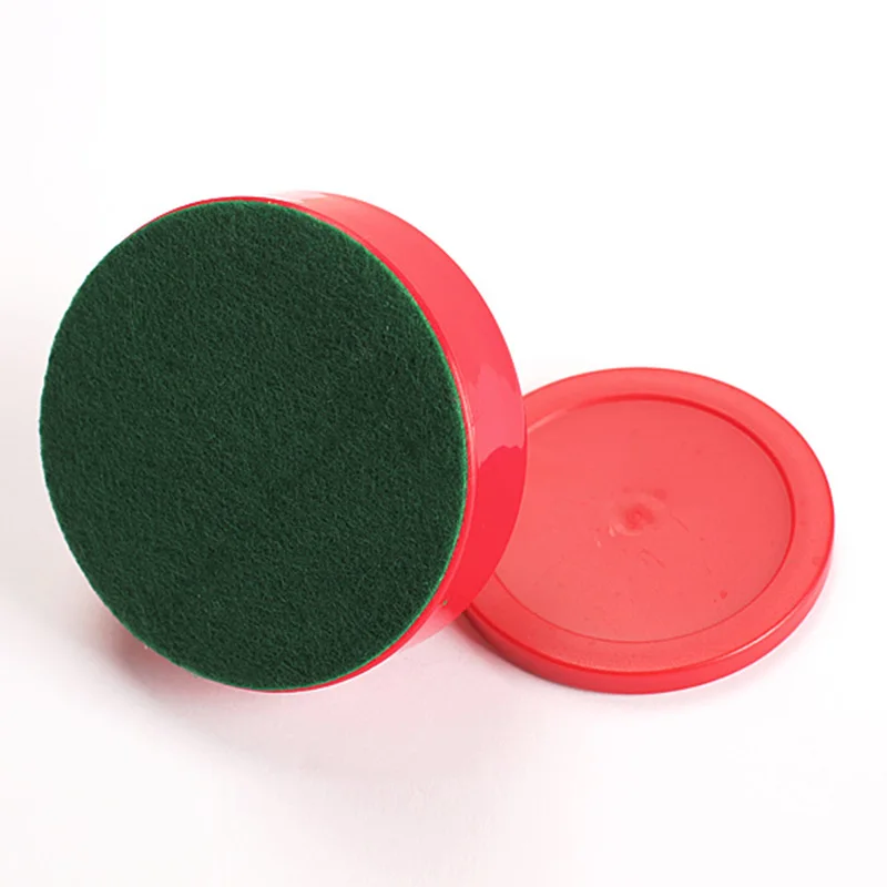 2 Pcs/Set 75mm Air Hockey Table Felt Pusher With 63mm  Mallet Goalies