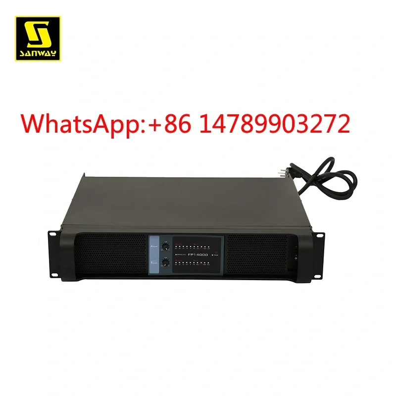 

2 Channel High Power Amplifier 2 Ohm Stable Live Show Stage Audio Device