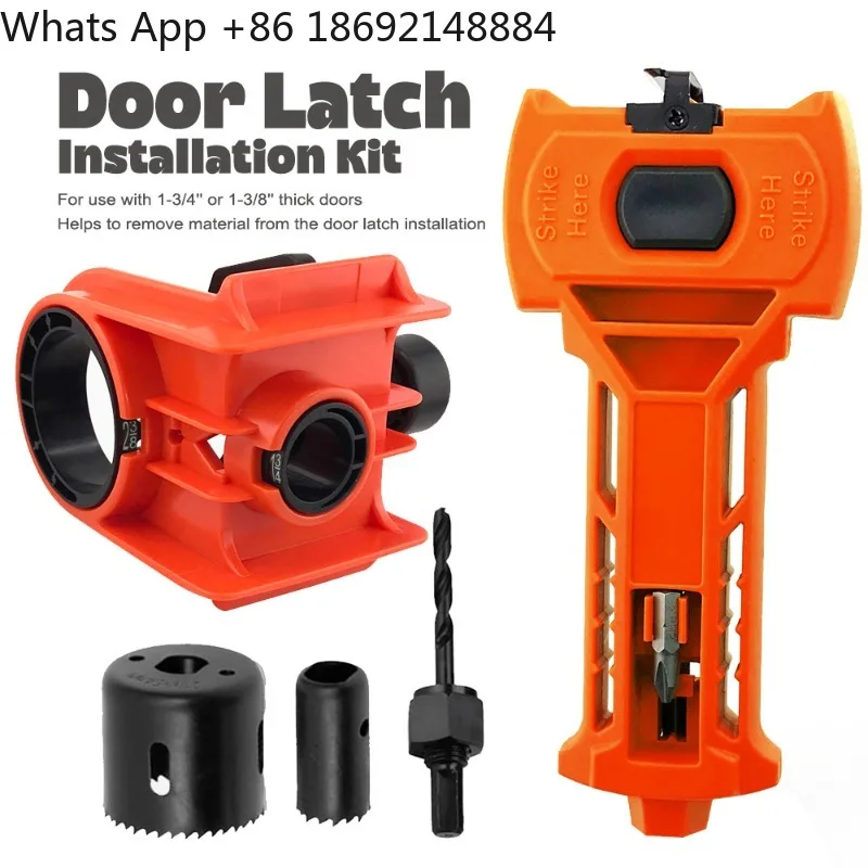 

The spherical lock hole opener can only be used for wooden doors + door latch mortise tool sets.