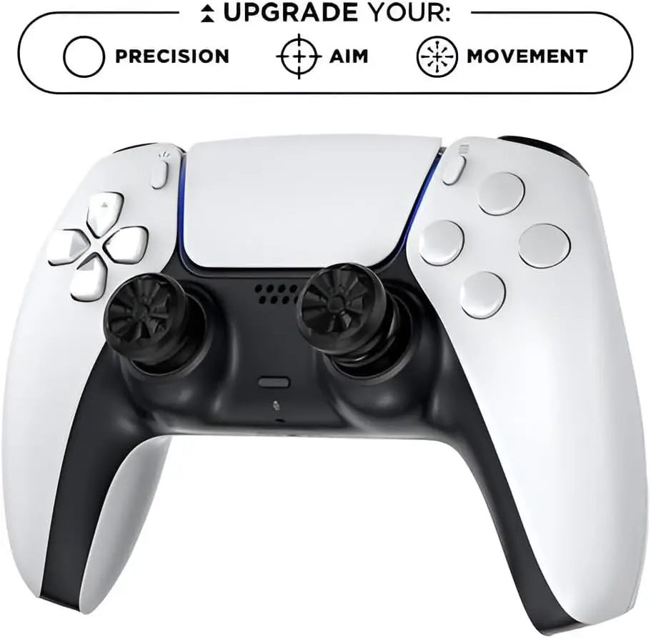 PS5、PS4、Xbox Series X/S、Xbox One、Xbox 360、Switch Proコントローラー用6個入りエイムアシストターゲットモーションコントロール精密リング