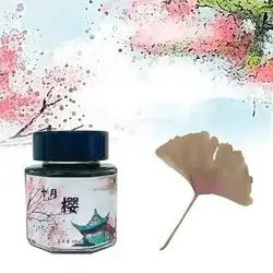30ml Yunjintang 12 Season Fountain Dip Pen Ink ,Sheen Chromatography Color Ink Painting Watercolor  Drawing Ink