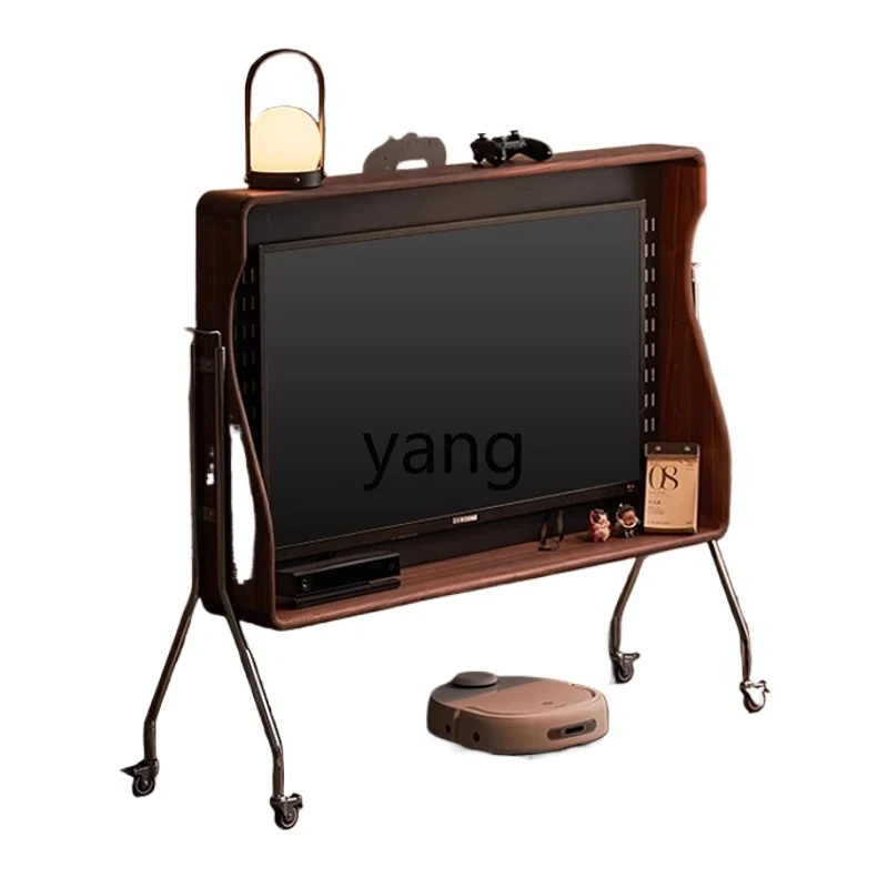 

LMM solid wood TV stand living room removable TV stand storage