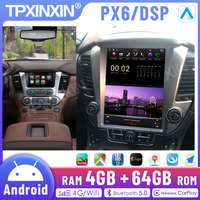 2 Din For GMC Yukon Chevrolet Tahoe 2015-2019 Vertical Screen Car Radio GPS Navigation Multimedia Player Auto Stereo Head Unit