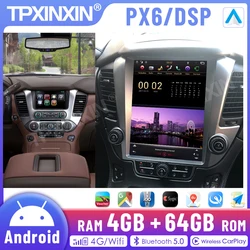 2 Din For GMC Yukon Chevrolet Tahoe 2015-2019 Vertical Screen Car Radio GPS Navigation Multimedia Player Auto Stereo Head Unit