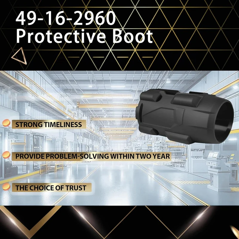 TOP 49-16-2960 Fuel Mid-Torque Impact Protective Boot For 3/8In Mid-Torque Impact Wrench Replace 2960-20 2962-20 2962P-20