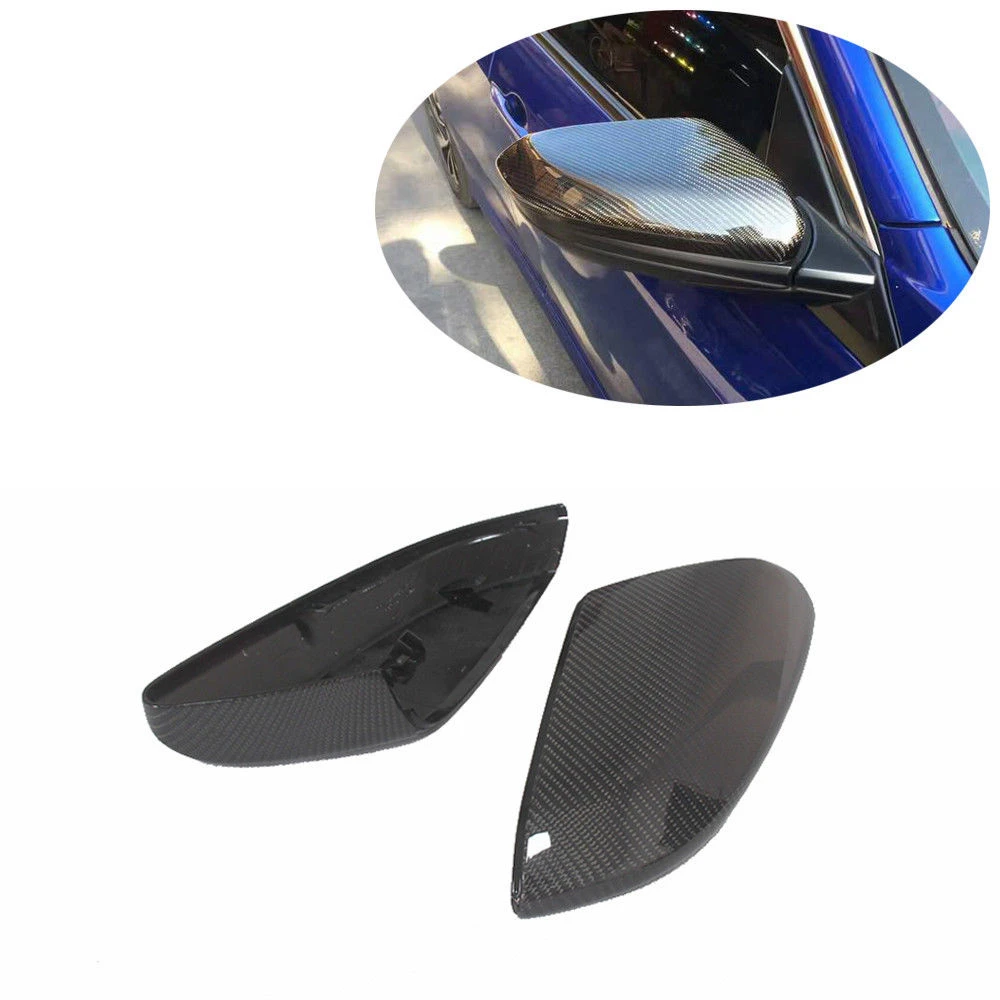 

Mirror Cover For Honda Civic 10th Mugen Type-R FK8 2016-2021 Carbon Fiber Look+ABS Rear View Rearview Cap Replacement Clip On