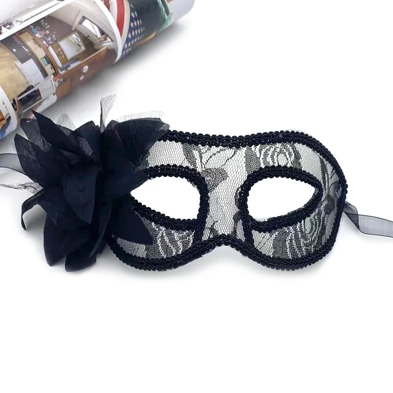 Elegant Venetian Style Costume Accessory Lace Masquerade Mask