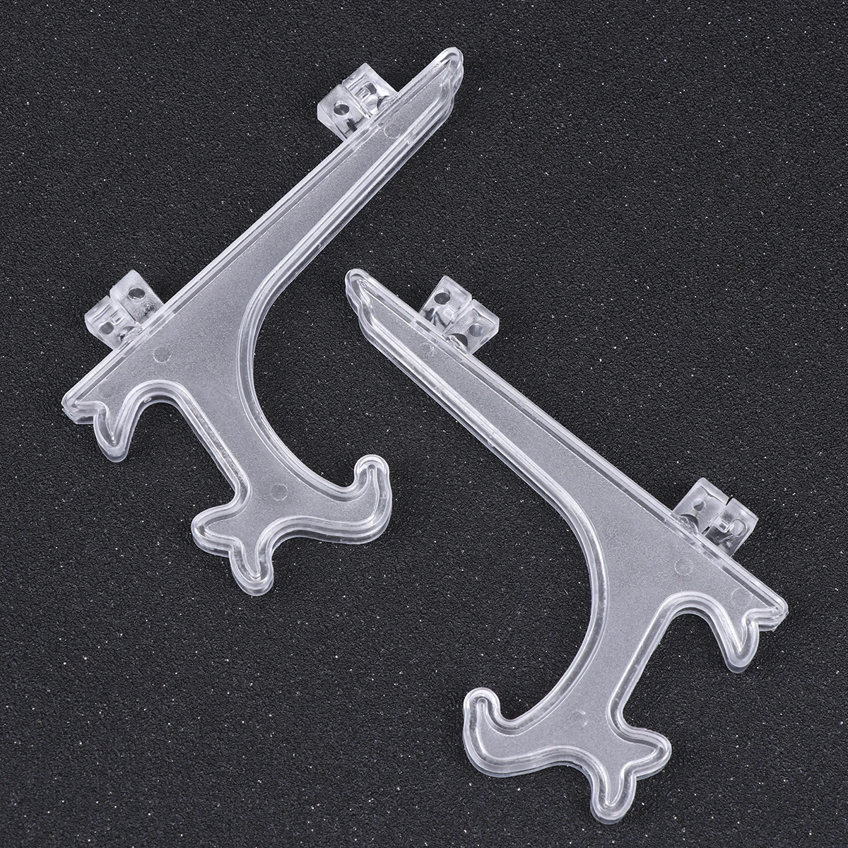 

15 pcs 4 Inch Plastic Display Stand Foldable Plate Rack For Home Office Shop Storage Supplies Brick Tea Holder