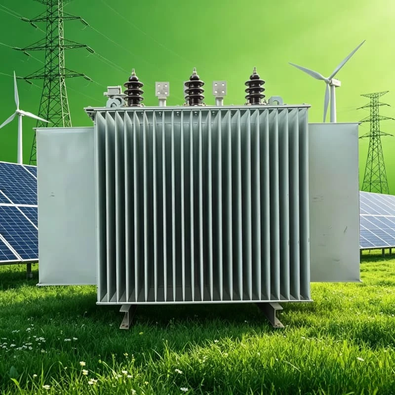 Three Phase 500kVA 630kVA 800kVA Power Transformer 35kV 11kV 0.4kV Oil Immersed Low Noise High Insulation Customized for Airport