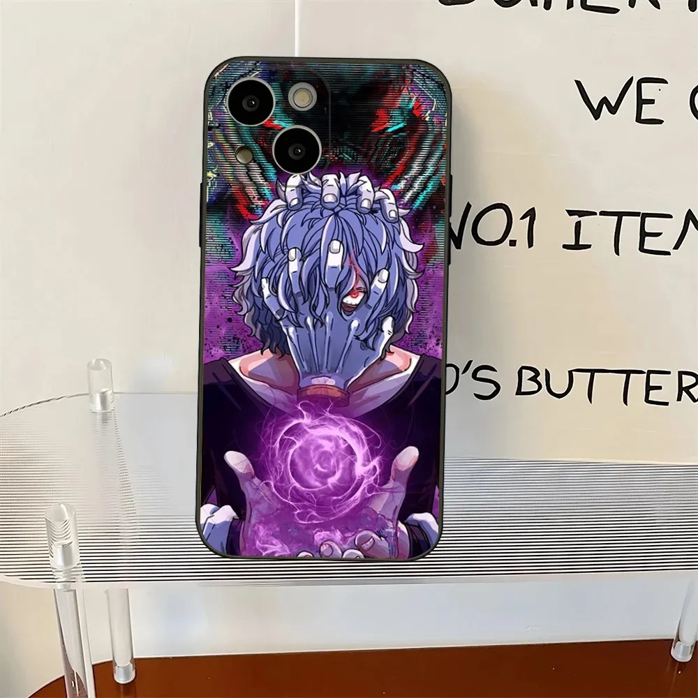 My Hero Academia Shigaraki  Tomura Phone Case For iPhone 16,15,14,13,12,Pro,Max,11,7,8,Plus,XR,XS Max Silicone Soft Shell