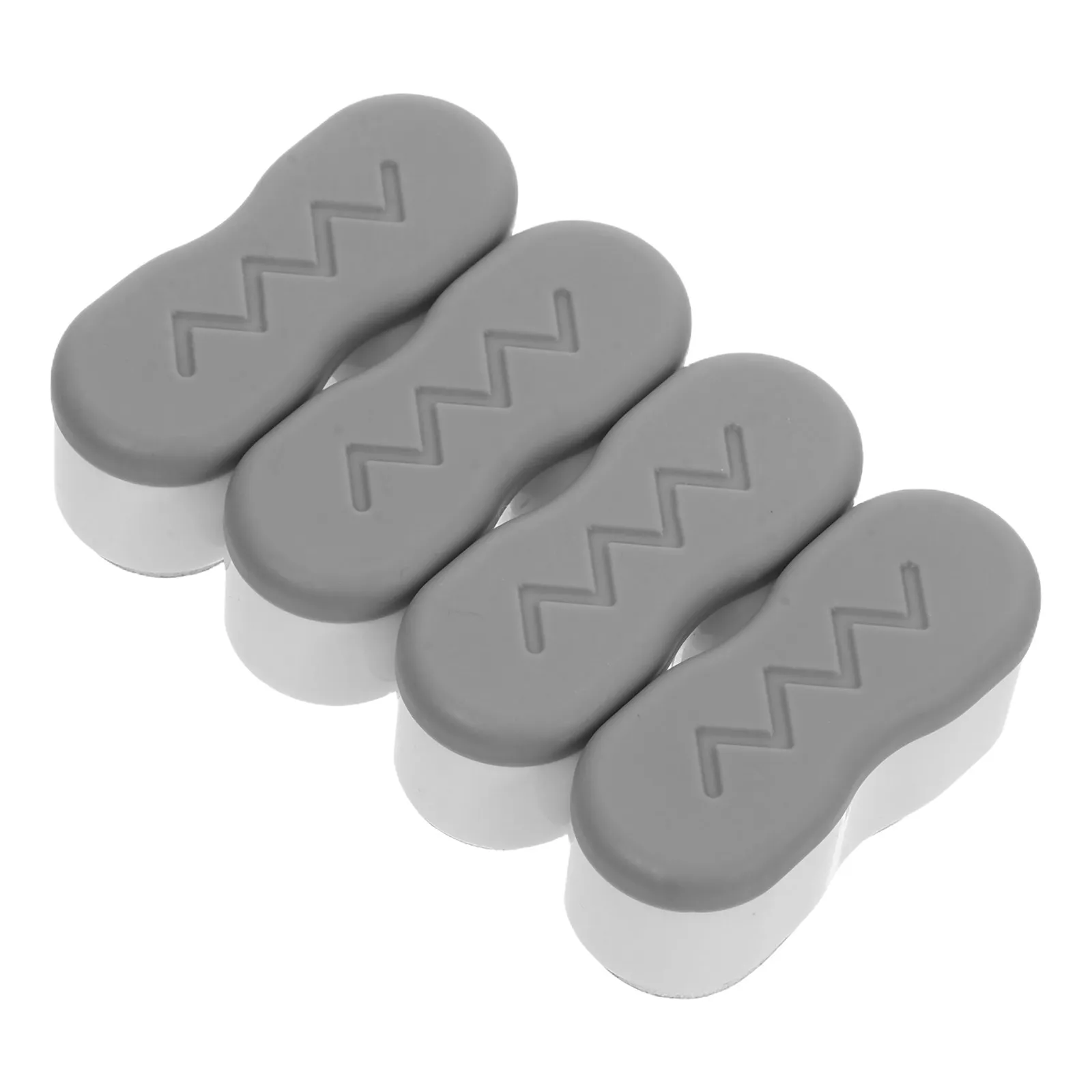 

Комплект из 4 шумопоглощающих накладок для унитаза, серые, мягкие подушечки для универсальных крышек-биде, замена бамперов-стопперов для дома и отелей