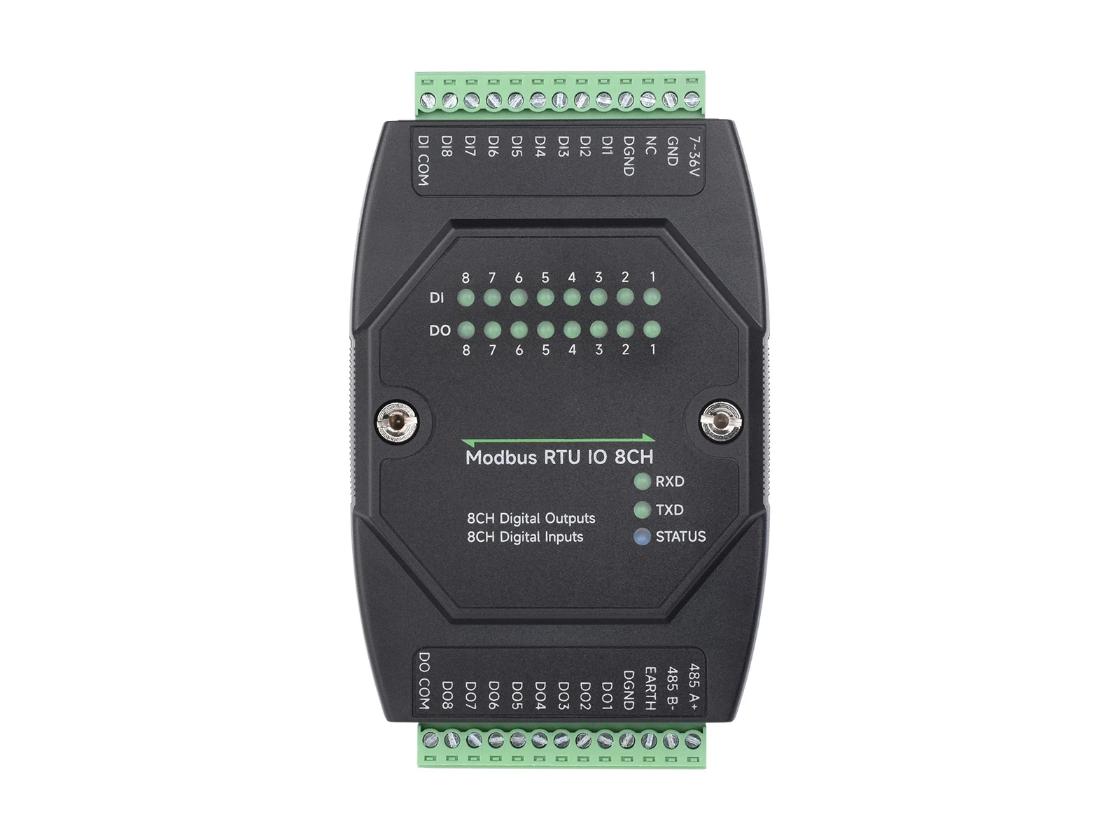 8 Channel Digital DI/DO Module Modbus RTU Protocol Industrial Isolated Converter