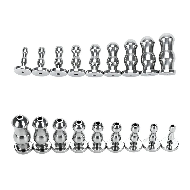 Stainless Steel Horse Eye Stick Hollow Urethral Plug Male Hollow Catheter Urethral ExpansionSMSex Toys Wholesale