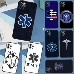 Emergency Medical Star of Life Phone Case For iPhone 16 15 14 Pro Max 11 12 Pro 13 Pro Max XS Max XR X Plus Back Cover