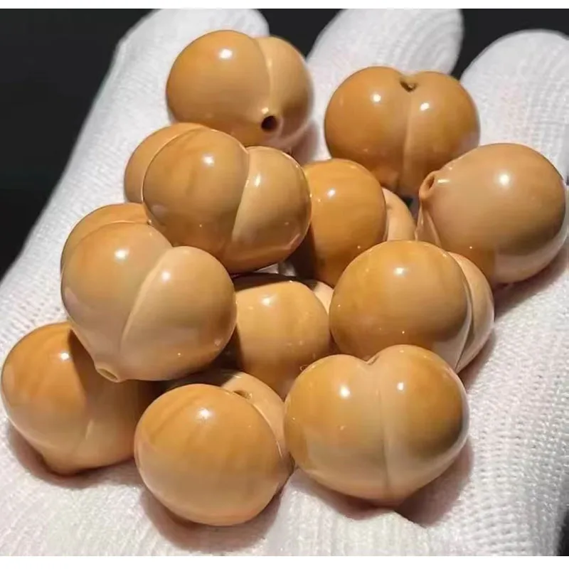 Handheld In Heart Monkey Head Walnut Bracelet GAD & OCD Uniform Texture Consistent Size Carved Precision Soothing ERP Practice