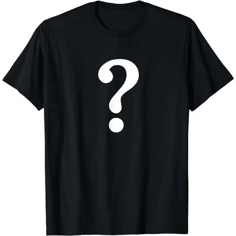 

"Question Mark T-Shirt for Men & Women | Funny Mystery Graphic Tee | Minimalist Unsure Quote Top | Sarcastic Humor Gift"