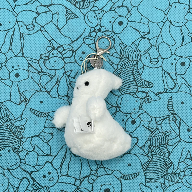 Halloween-Serie: Plüsch-Rucksack-Anhänger mit Kürbis-, Totenkopf- und Mumienmotiven, mehrfarbige Plüsch-Anhänger mit Schneedrachen-Motiv, Plüschtiere, Geburtstagsgeschenke. – Detail 4