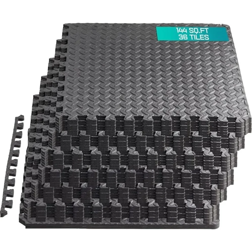 

EVA Interlocking Foam Floor Tiles With Border for Workout Equipment Garden Buildings Peel and Stick Tiles Exterior Wood Deck Wpc