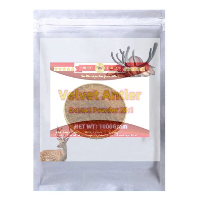 

Глобальная AliExpress, быстрая доставка, индивидуальная упаковка, рога, бархат, экстракт 20:1