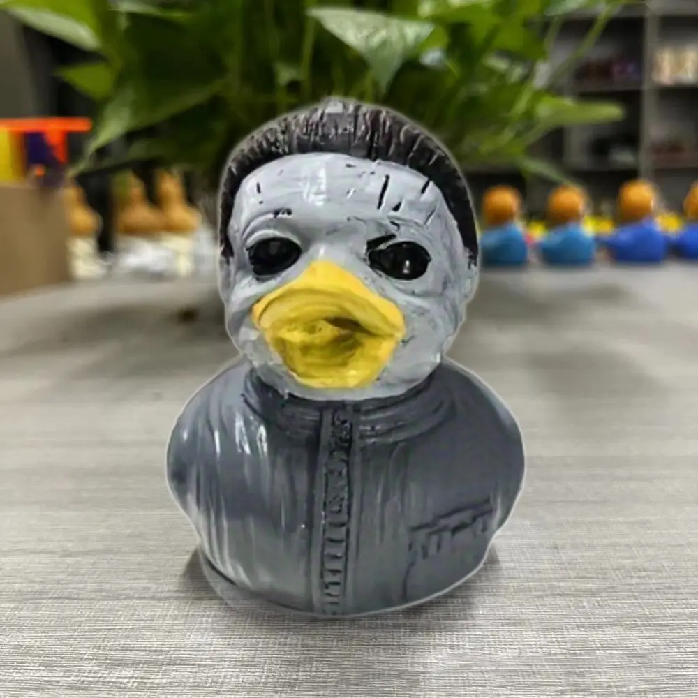 

Trendy Resin Classic Movie Character Spooky Crafts Duck Ornaments Toys Scary Atmosphere Anime Figure Decoration