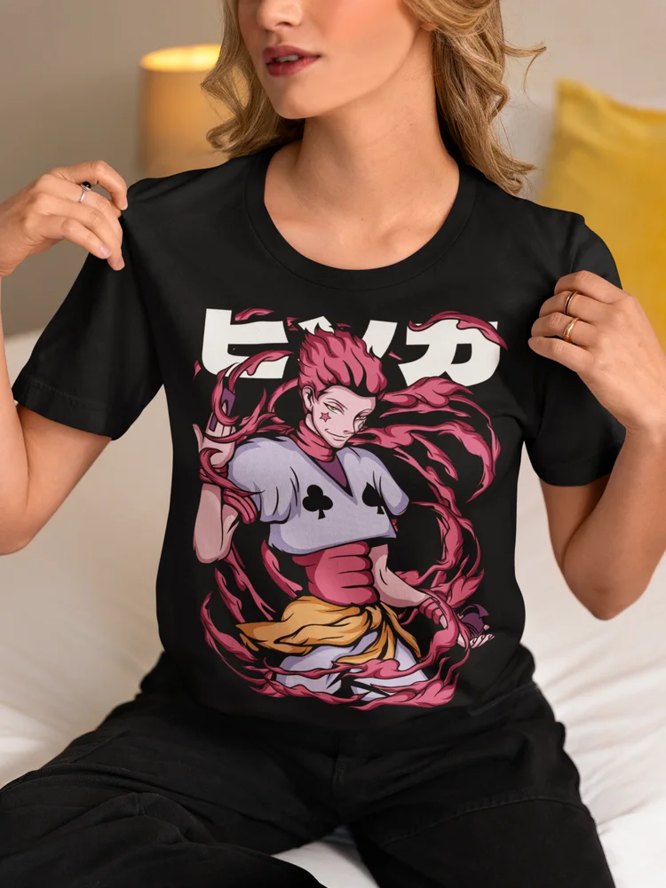 Hisoka Hunter x Hunter T-shirt Gon Killua Neferpitou Anime Manga Shirt All Size