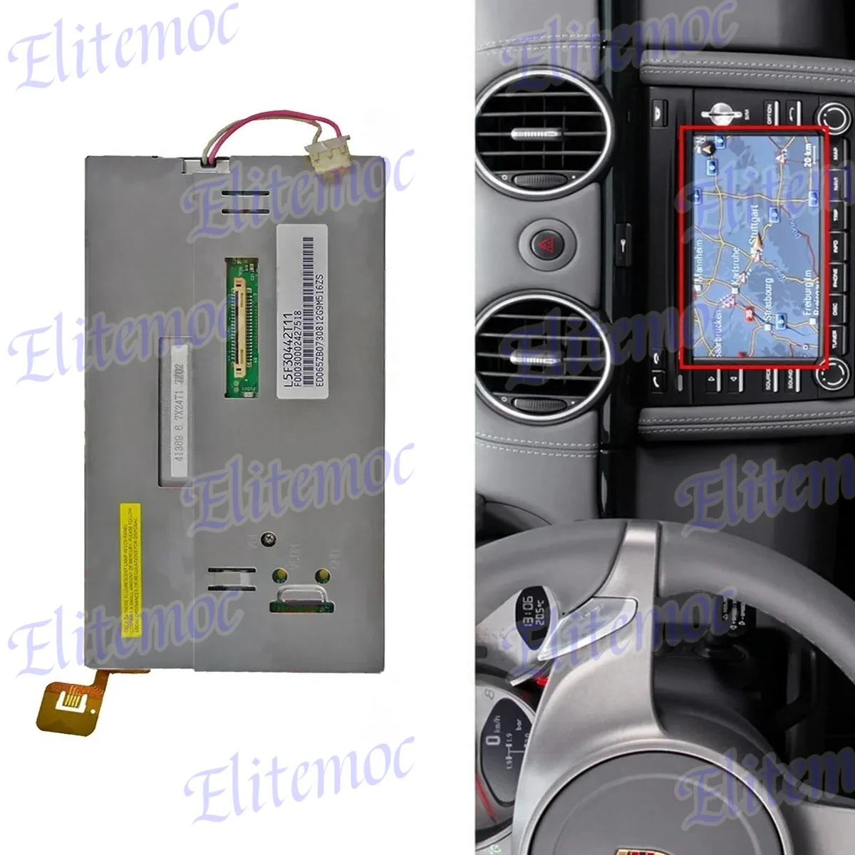 

Touch Panel Display for Porsche Cayenne 911 997 Boxster Cayman 987 Radio Stereo PCM 3.0 Navi Car Audio Video Screen Repair Parts