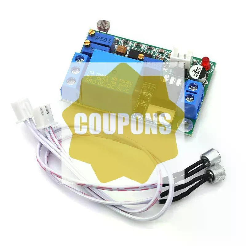 1PCS DC 7V-30V Sound And Light Control Delay Switch Relay Module Sensor Switch Delay 3S-60S Adjustable