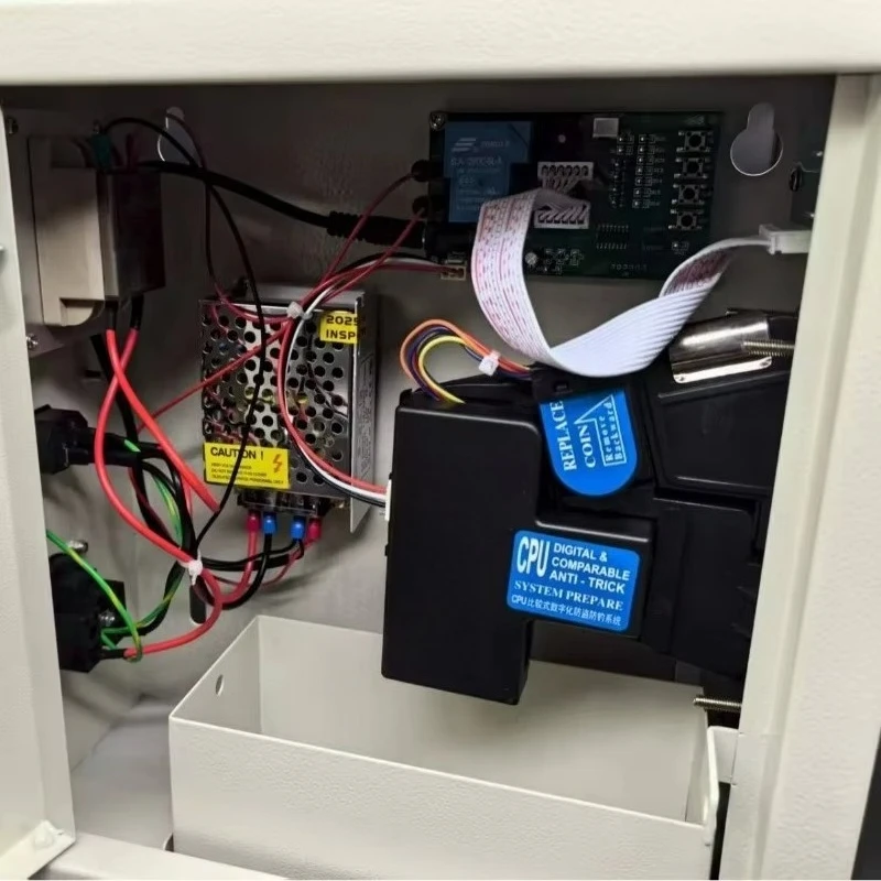 DG600F Coin Operated Timer Control Box, 6 Types Coin Acceptor Selector for Washing Equipment
