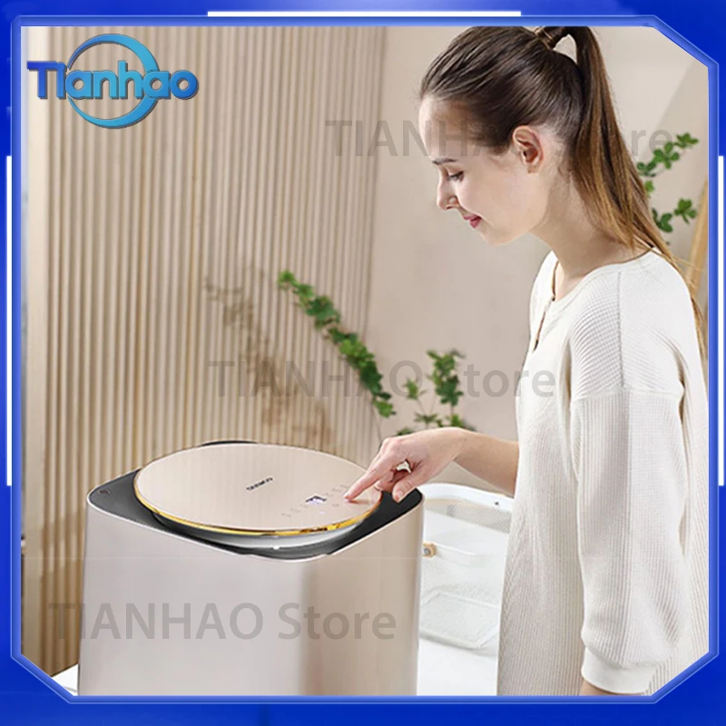 For DY-TX01H Small Washing Machine 1kg Desktop Automatic with High Temperature Sterilization and Cleaning for Underwear and