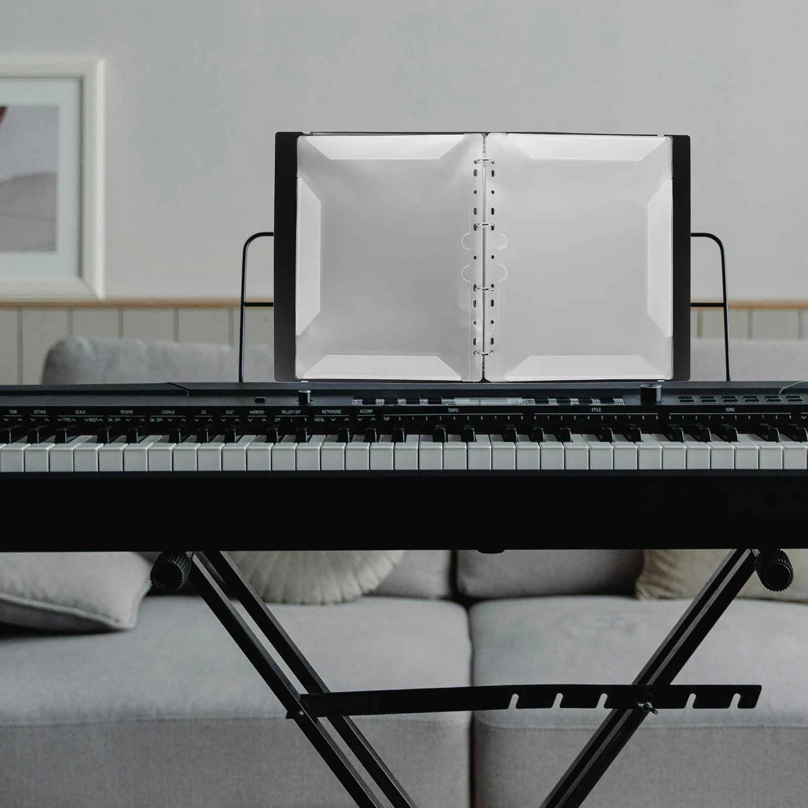 

Spiral Sheet Music Binder for Piano A4 Size Erasable Annotation Friendly Compact Portable Folder for Efficient Music Document