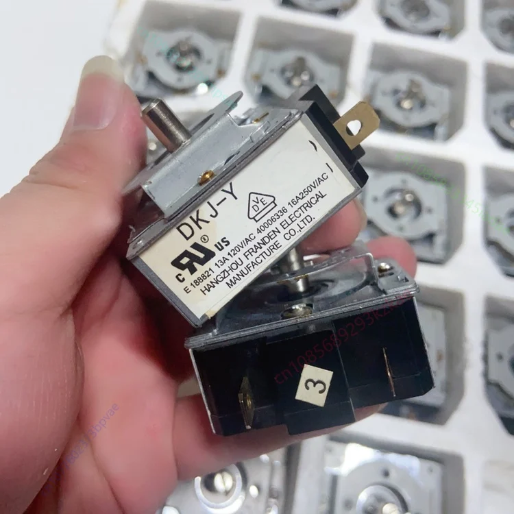 

1 шт., электрическая скороварка, духовка, таймер DKJ-Y, 60 минут, 16 А, 250 В, механический таймер, круглый вал